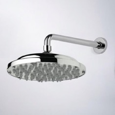 9 inch Rain Shower Head With Arm, Chrome